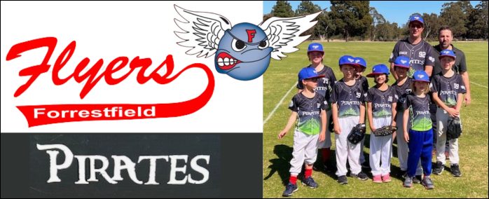 This is Ben Ciocca standing with the Forrestfield Flyers Teeball Association - Pirates. Provincial Real Estate is supporting our local community with local sponsorship.